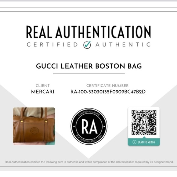 Gucci Leather Boston Bag - Picture 11 of 11